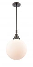 Innovations Lighting 447-1S-OB-G201-10 - Beacon - 1 Light - 10 inch - Oil Rubbed Bronze - Mini Pendant