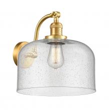 Innovations Lighting 515-1W-SG-G74-L - Bell - 1 Light - 12 inch - Satin Gold - Adjustable Sconce