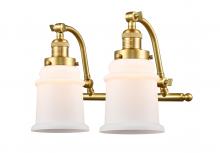 Innovations Lighting 515-2W-SG-G181 - Canton - 2 Light - 18 inch - Satin Gold - Adjustable Bath Vanity Light