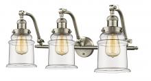 Innovations Lighting 515-3W-SN-G182 - Canton - 3 Light - 28 inch - Brushed Satin Nickel - Adjustable Bath Vanity Light