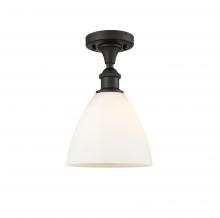 Innovations Lighting 516-1C-OB-GBD-751 - Bristol - 1 Light - 8 inch - Oil Rubbed Bronze - Semi-Flush Mount