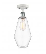 Innovations Lighting 516-1C-WPC-G652-7 - Cindyrella - 1 Light - 7 inch - White Polished Chrome - Semi-Flush Mount