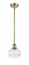 Innovations Lighting 516-1S-AB-G556-6CL - Rochester - 1 Light - 6 inch - Antique Brass - Mini Pendant