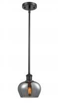 Innovations Lighting 516-1S-BK-G93 - Fenton - 1 Light - 7 inch - Matte Black - Mini Pendant
