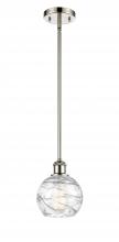 Innovations Lighting 516-1S-PN-G1213-6 - Athens Deco Swirl - 1 Light - 6 inch - Polished Nickel - Mini Pendant