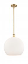 Innovations Lighting 516-1S-SG-G121-14 - Athens - 1 Light - 14 inch - Satin Gold - Pendant