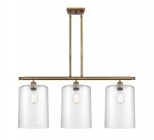 Innovations Lighting 516-3I-BB-G112-L - Cobbleskill - 3 Light - 36 inch - Brushed Brass - Cord hung - Island Light