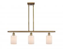 Innovations Lighting 516-3I-BB-G341 - Hadley - 3 Light - 36 inch - Brushed Brass - Cord hung - Island Light