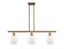 Innovations Lighting 516-3I-BB-G81 - Eaton - 3 Light - 36 inch - Brushed Brass - Cord hung - Island Light