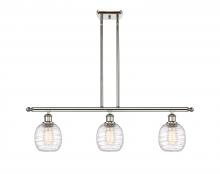 Innovations Lighting 516-3I-PN-G1013 - Belfast - 3 Light - 36 inch - Polished Nickel - Stem hung - Island Light