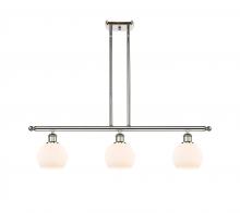 Innovations Lighting 516-3I-PN-G121-6 - Athens - 3 Light - 36 inch - Polished Nickel - Stem hung - Island Light