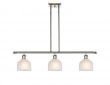 Innovations Lighting 516-3I-PN-G411 - Dayton - 3 Light - 36 inch - Polished Nickel - Stem hung - Island Light