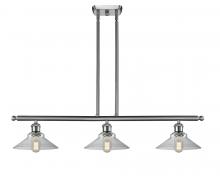 Innovations Lighting 516-3I-SN-G132 - Orwell - 3 Light - 36 inch - Brushed Satin Nickel - Stem hung - Island Light