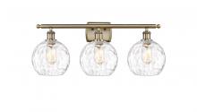 Innovations Lighting 516-3W-AB-G1215-8 - Athens Water Glass - 3 Light - 28 inch - Antique Brass - Bath Vanity Light