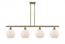 Innovations Lighting 516-4I-AB-G121 - Athens - 4 Light - 48 inch - Antique Brass - Cord hung - Island Light