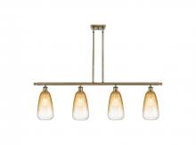 Innovations Lighting 516-4I-AB-G480-6AM - Brookhaven Almond - 4 Light - 48 inch - Antique Brass - Stem Hung - Island Light