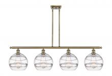 Innovations Lighting 516-4I-AB-G556-10CL - Rochester - 4 Light - 48 inch - Antique Brass - Stem hung - Island Light
