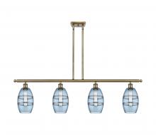 Innovations Lighting 516-4I-AB-G557-6BL - Vaz - 4 Light - 48 inch - Antique Brass - Stem hung - Island Light