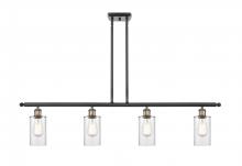 Innovations Lighting 516-4I-BAB-G802 - Clymer - 4 Light - 48 inch - Black Antique Brass - Cord hung - Island Light