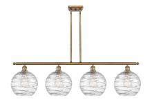 Innovations Lighting 516-4I-BB-G1213-10 - Athens Deco Swirl - 4 Light - 48 inch - Brushed Brass - Cord hung - Island Light