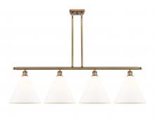 Innovations Lighting 516-4I-BB-GBC-121 - Berkshire - 4 Light - 50 inch - Brushed Brass - Cord hung - Island Light