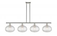 Innovations Lighting 516-4I-PN-G555-10CL - Ithaca - 4 Light - 48 inch - Polished Nickel - Stem hung - Island Light