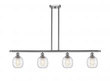 Innovations Lighting 516-4I-SN-G1013 - Belfast - 4 Light - 48 inch - Brushed Satin Nickel - Stem hung - Island Light