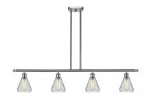 Innovations Lighting 516-4I-SN-G275 - Conesus - 4 Light - 48 inch - Brushed Satin Nickel - Stem hung - Island Light