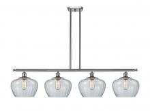 Innovations Lighting 516-4I-SN-G92-L - Fenton - 4 Light - 49 inch - Brushed Satin Nickel - Stem hung - Island Light