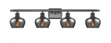 Innovations Lighting 516-4W-BK-G93 - Fenton - 4 Light - 37 inch - Matte Black - Bath Vanity Light