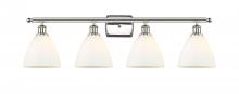 Innovations Lighting 516-4W-PN-GBD-751 - Bristol - 4 Light - 38 inch - Polished Nickel - Bath Vanity Light