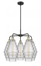 Innovations Lighting 516-5CR-BAB-G672-8 - Cascade - 5 Light - 26 inch - Black Antique Brass - Chandelier
