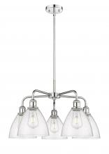 Innovations Lighting 516-5CR-PC-GBD-754 - Bristol - 5 Light - 26 inch - Polished Chrome - Chandelier