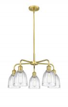 Innovations Lighting 516-5CR-SG-G442 - Brookfield - 5 Light - 24 inch - Satin Gold - Chandelier