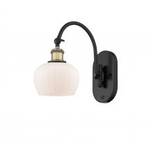 Innovations Lighting 518-1W-BAB-G91 - Fenton - 1 Light - 7 inch - Black Antique Brass - Adjustable Swing Arm