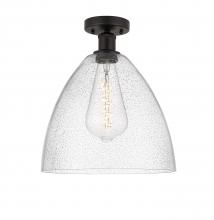 Innovations Lighting 616-1F-OB-GBD-124 - Bristol - 1 Light - 12 inch - Oil Rubbed Bronze - Semi-Flush Mount