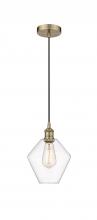 Innovations Lighting 616-1P-AB-G652-8 - Cindyrella - 1 Light - 8 inch - Antique Brass - Cord hung - Mini Pendant