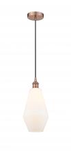 Innovations Lighting 616-1P-AC-G651-7 - Cindyrella - 1 Light - 7 inch - Antique Copper - Cord hung - Mini Pendant