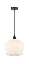 Innovations Lighting 616-1P-BK-G651-12 - Cindyrella - 1 Light - 12 inch - Matte Black - Cord hung - Mini Pendant