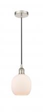 Innovations Lighting 616-1P-PN-G101 - Belfast - 1 Light - 6 inch - Polished Nickel - Cord hung - Mini Pendant