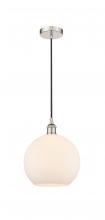 Innovations Lighting 616-1P-PN-G121-10 - Athens - 1 Light - 10 inch - Polished Nickel - Cord hung - Mini Pendant