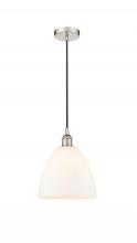 Innovations Lighting 616-1P-PN-GBD-91 - Bristol - 1 Light - 9 inch - Polished Nickel - Cord hung - Mini Pendant