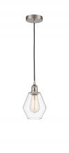 Innovations Lighting 616-1P-SN-G652-6 - Cindyrella - 1 Light - 6 inch - Brushed Satin Nickel - Cord hung - Mini Pendant