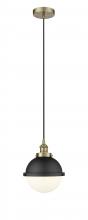 Innovations Lighting 616-1PH-AB-HFS-81-BK - Edison - 1 Light - 9 inch - Antique Brass - Mini Pendant