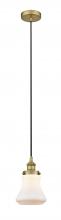 Innovations Lighting 616-1PH-BB-G191 - Bellmont - 1 Light - 6 inch - Brushed Brass - Cord hung - Mini Pendant