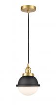 Innovations Lighting 616-1PH-SG-HFS-61-BK - Edison - 1 Light - 7 inch - Satin Gold - Mini Pendant