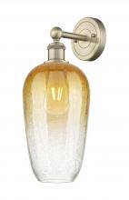 Innovations Lighting 616-1W-AB-G484-7AM - Brookhaven Flute - 1 Light - 7 inch - Antique Brass - Sconce