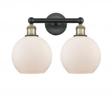 Innovations Lighting 616-2W-BAB-G121-8 - Athens - 2 Light - 17 inch - Black Antique Brass - Bath Vanity Light