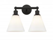 Innovations Lighting 616-2W-OB-GBC-81 - Berkshire - 2 Light - 17 inch - Oil Rubbed Bronze - Bath Vanity Light