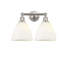 Innovations Lighting 616-2W-SN-GBD-751 - Bristol - 2 Light - 17 inch - Brushed Satin Nickel - Bath Vanity Light